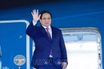 Премьер-министр Фам Минь Тьинь отправился для участия в саммите Шанхайской организации сотрудничества и с рабочим визитом в Китай. Фото: ВИА.