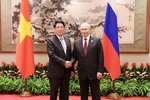 Президент Лыонг Кыонг встретился с Президентом Российской Федерации Владимиром Путиным. Фото: ВИА.