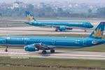 Самолёт авиакомпании Vietnam Airlines в одном из аэропортов Вьетнама. Фото: Vietnam+.