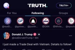 Президент США Дональд Трамп объявил о достижении торгового соглашения с Вьетнамом. Фото: Скриншот.