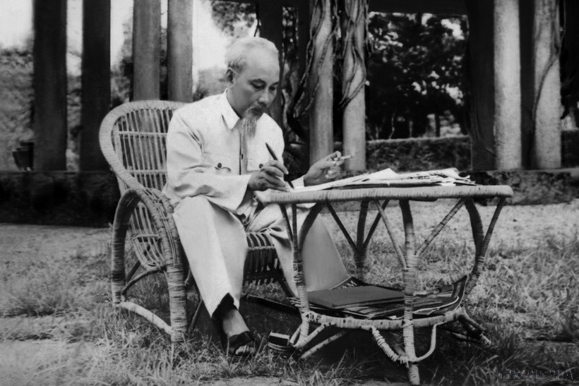 Президент Хо Ши Мин — основатель Коммунистической партии Вьетнама. Фото: ВИА.