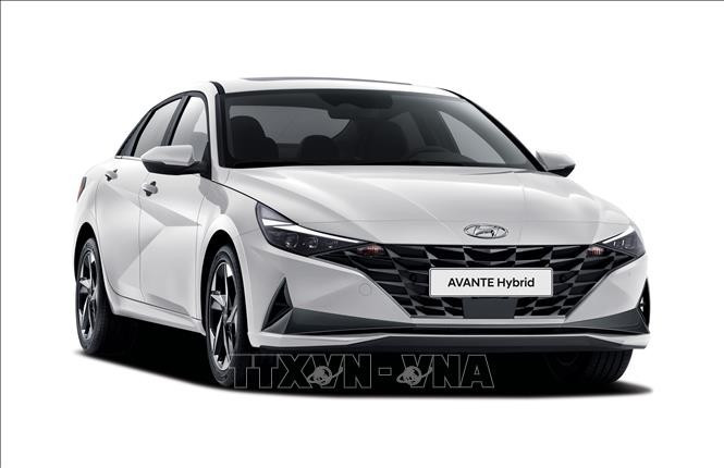 Компания Hyundai представила новую модель Avante Hybrid в Сеуле, Республика Корея, 13 августа 2020 года. Фото: YONHAP/ВИА.