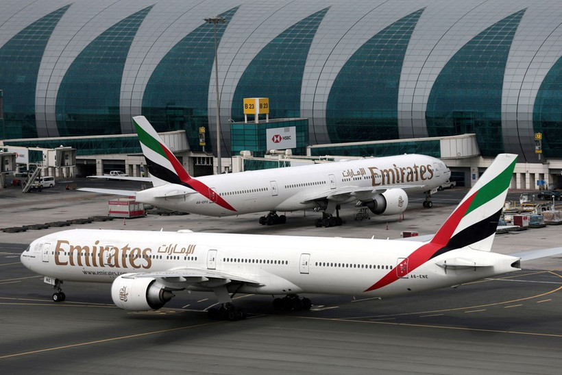 Самолёт авиакомпании Emirates. Фото: Reuters.