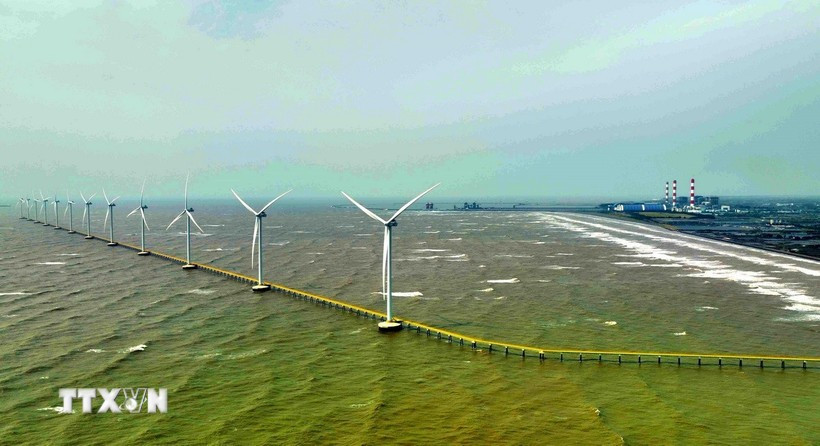 Ветряные турбины на ветроэлектростанции Республика Корея - Чавинь. Фото: ВИА.