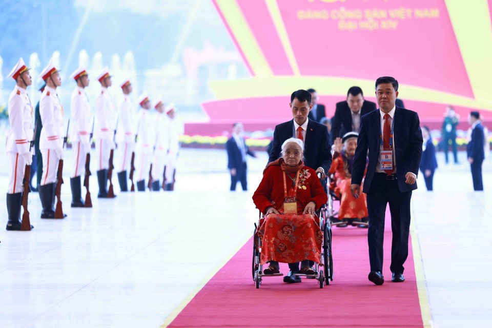 Делегаты XIV всевьетнамского съезда КПВ. (Фото: ВИА)