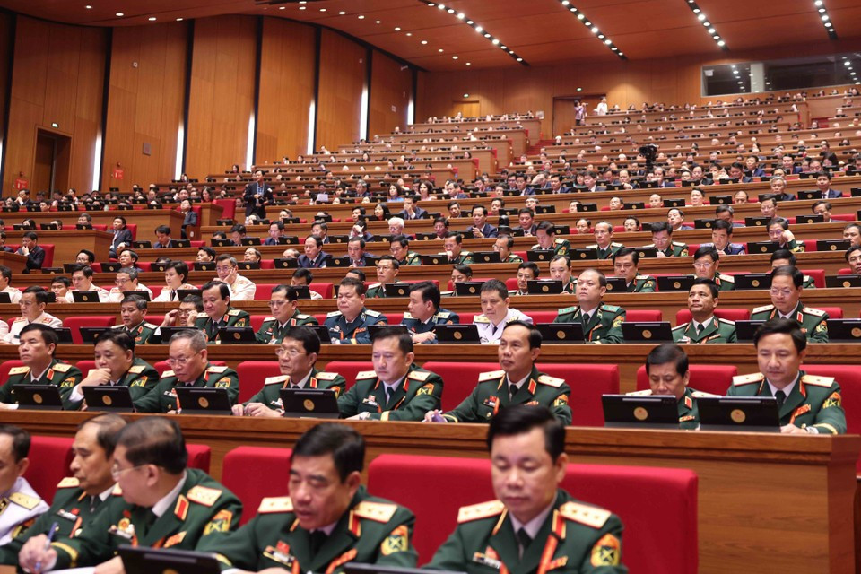 Делегаты участвуют в подготовительном заседании XIV съезда КПВ. (Фото: ВИА)