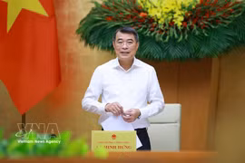 Премьер-министр Ле Минь Хынг председательствует на очередном заседании Правительства по итогам мая 2026 года (Фото: ВИА)