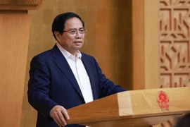 Премьер-министр Фам Минь Тьинь председательствовал на тематическом заседании Правительства по вопросам законотворчества в сентябре 2025 года (Фото: ВИА)