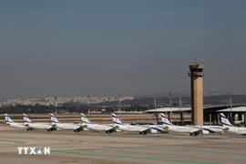 Самолёт авиакомпании El Al Israel Airlines в международном аэропорту Ben Gurion International Airport недалеко от Тель-Авива, Израиль (Фото: Синьхуа/ВИА)