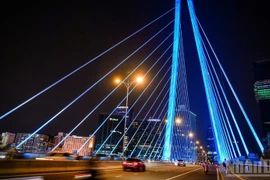 Динамичный и современный облик Хошимина в ночное время (Фото: nhandan.vn)