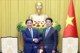 Президент Лыонг Кыонг принял Пак Чанг Даля, Специального посланника Президента Республики Корея (Фото: ВИА)
