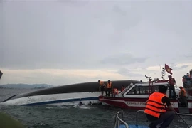 крушение судна в провинции Куангнинь