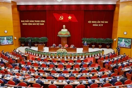 Церемония открытия Второго пленума ЦК КПВ XIV созыва (Фото: ВИА)