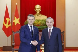 Генсекретарь То Лам принял Министра войны США Пита Хегсета (Фото: ВИА)