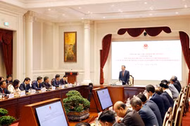 Генсек, Президент То Лам провёл рабочую встречу с руководством Министерства иностранных дел, а также с послами и главами дипломатических представительств Вьетнама за рубежом (Фото: ВИА)
