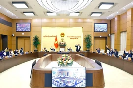 Постоянный комитет Национального собрания проводит голосование (Фото: ВИА)