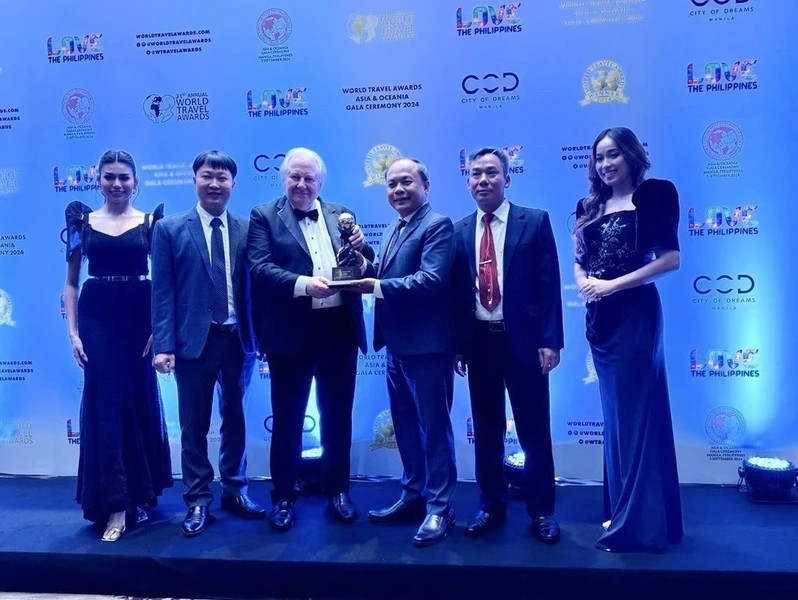 Церемония вручения 31-й премии World Travel Awards в Маниле, Филиппины, 3 сентября вечером. (Фото: ВИА)
