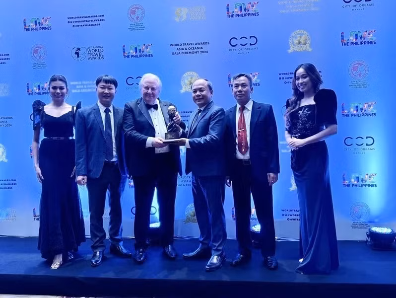 Церемония вручения 31-й премии World Travel Awards в Маниле, Филиппины, 3 сентября вечером. (Фото: ВИА)
