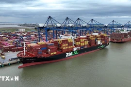 Экспортно-импортные грузы из вьетнамского порта.(Фото: ВИА)