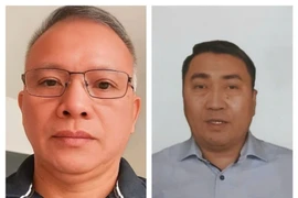 Обвиняемые Нгуен Ван Дай (слева) и Ле Чунг Кхоа (справа). (Фото: ВИА)