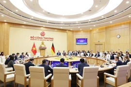 Общий вид 3-го заседания Совместного комитета по экономическому и торговому сотрудничеству Вьетнам – Германия. (Фото: moit.gov.vn)