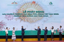 Церемония запуска Премии «Экологические школы АСЕАН» (ASEAN Eco-schools Award) 2025 года. (Фото: ВИА)