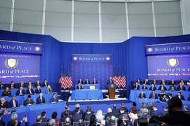 Генеральный секретарь То Лам присутствует на заседании по открытию Совета мира по Газе в столице Вашингтон (США ). (Фото: ВИА)