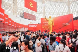 Выставка достижений страны проходит в Национальном выставочном центре в Донгане. (Фото: ВИА)