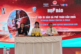 Пресс-конференция, посвящённая объявлению о Всемирном фестивале кофейного наследия 2025 года. (Фото: ВИА)