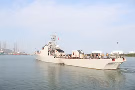 Корабль №17 Военно-морских сил Вьетнама. (Фото: ВИА)