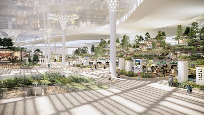 Терминал был спроектирован сингапурской компанией CPG Consultants. (Фото: Sun Group) terminal.jpg