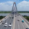 Мост Няттан — крупнейший вьетнамский вантовый мост через Красную реку (Фото: ВИА)