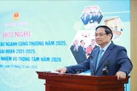 Премьер-министр Фам Минь Тьинь выступил с руководящими указаниями на конференции по развертыванию ключевых задач на 2026 год отрасли промышленности и торговли. (Фото: ВИА)