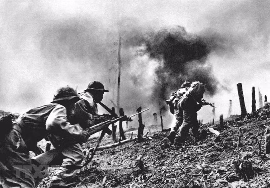 Победа Хесань-Дорога 9 при освобождении Хыонгхоа в 1968 году, успешно выполнила задачу стратегической диверсии, внеся важный вклад в победу в Общем наступлении и восстании Маутхан весной 1968 года (Фото: ВИА)
