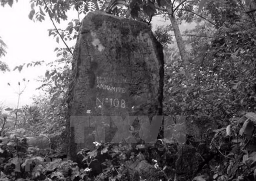 Памятный знак №108 на месте, куда прибыл Хо Ши Мин 28 января 1941 года (Фото: Архив)
