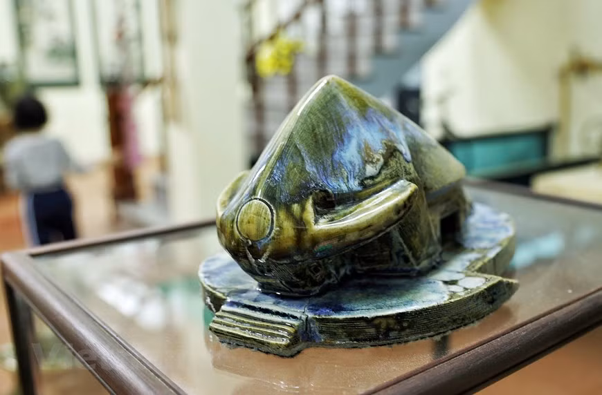 Уникальная коллекция керамических буйволов художника Чан Тыока. (Фото: Vietnam +)