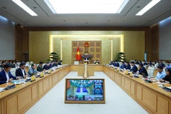 Совещание по ускорению темпов реализации восстановления и ремонта жилья для семей, пострадавших от стихийных бедствий в Центральном Вьетнаме. Фото: ВИА.