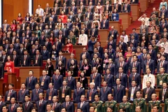 Делегаты провели торжественную церемонию поднятия флага. Фото: ВИА.