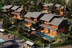 Перспективный вид второй очереди проекта Mikazuki Japanese Resorts & Spa в городе Дананг после завершения строительства. Фото: ВИА.