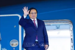 Премьер-министр Фам Минь Тьинь отправился для участия в саммите Шанхайской организации сотрудничества и с рабочим визитом в Китай. Фото: ВИА.