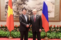 Президент Лыонг Кыонг встретился с Президентом Российской Федерации Владимиром Путиным. Фото: ВИА.