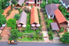 Общественная туристическая деревня Акодхонг известна своими длинными домами на Центральном Нагорье Даклак. Фото: ВИА.