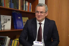 Директор Департамента международной информационной безопасности Министерства иностранных дел Российской Федерации, специальный представитель Президента Российской Федерации по вопросам международного сотрудничества в области информационной безопасности Артур Люкманов. Фото: ВИА.