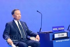 Генеральный секретарь ЦК КПВ, Президент То Лам принимает участие в 23-м Диалоге «Шангри-Ла». Фото: ВИА.