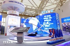 Экспозиционная зона Вьетнамского информационного агентства на выставке достижений страны. Фото: ВИА.