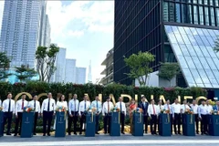 Церемония презентации башни Международного финансового центра Saigon Marina IFC. Фото: ВИА.