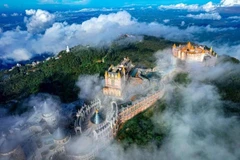 Sun World Ba Na Hills - место, привлекающее отечественных и иностранных туристов во время посещения города Дананг (Фото: ВИA)