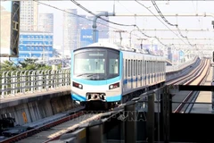 Поезд метрополитена линии № 1 Бен Тхань – Суой Тьен. Иллюстративное фото: ВИА.