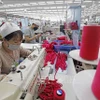 Компания SCAVI Хюэ (со 100% капиталом группы Financière B’Lao, Франция), специализирующаяся на производстве швейной продукции в промышленной зоне Фонгдьен (Хюэ). (Фото: ВИА).