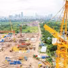 Строительная площадка проекта моста Тылиен. (Фото: nhandan.vn).
